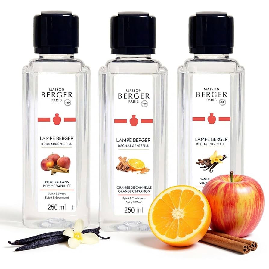 ☆正規品☆LAMPE BERGER PARIS パフュームオイル3本&ランプ Amazon.com: MAISON BERGER Lampe Berger Fragrance Trio Refill